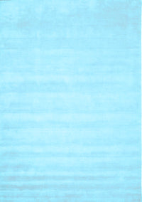 Abstract Light Blue Contemporary Rug, con69lblu