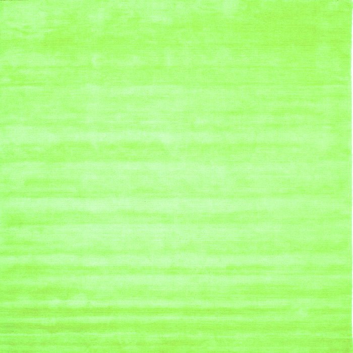 Serging Thickness of Abstract Green Contemporary Rug, con69grn