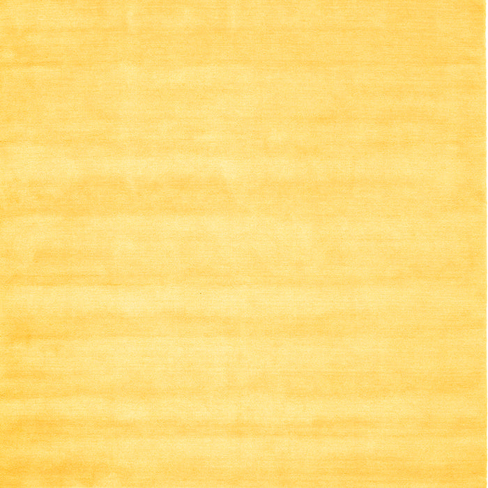 Machine Washable Abstract Yellow Contemporary Rug, wshcon69yw