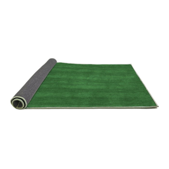 Sideview of Abstract Emerald Green Contemporary Rug, con6emgrn