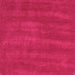 Square Machine Washable Abstract Pink Contemporary Rug, wshcon6pnk