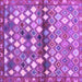 Square Southwestern Purple Country Rug, con700pur