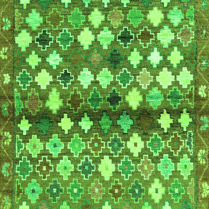 Southwestern Green Country Rug, con700grn