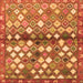 Serging Thickness of Southwestern Orange Country Rug, con700org