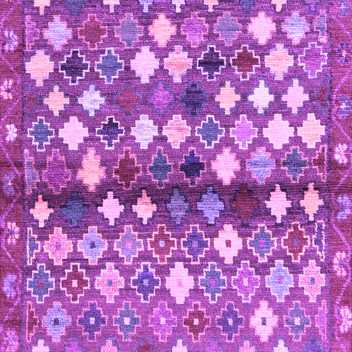 Machine Washable Southwestern Purple Country Area Rugs, wshcon700pur