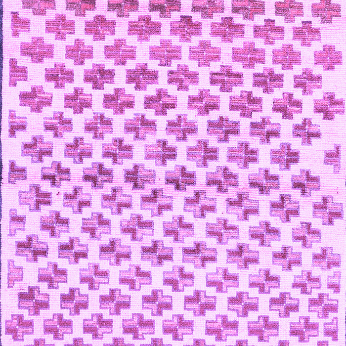 Abstract Purple Contemporary Rug, con701pur