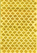 Machine Washable Abstract Yellow Contemporary Rug, wshcon701yw