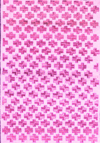 Abstract Pink Contemporary Rug, con701pnk