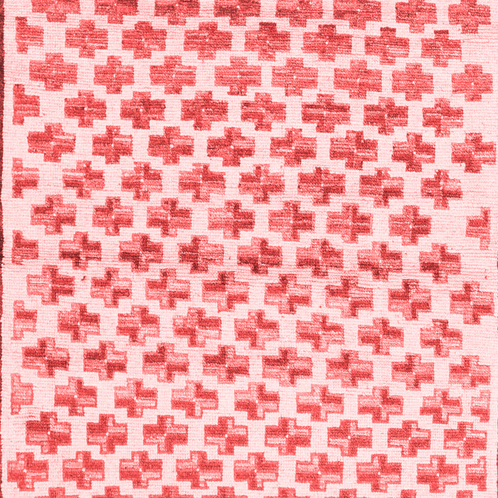 Abstract Red Contemporary Area Rugs