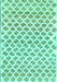 Machine Washable Abstract Turquoise Contemporary Area Rugs, wshcon701turq