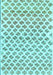 Machine Washable Abstract Light Blue Contemporary Rug, wshcon701lblu