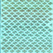 Square Abstract Light Blue Contemporary Rug, con701lblu