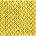 Square Abstract Yellow Contemporary Rug, con701yw