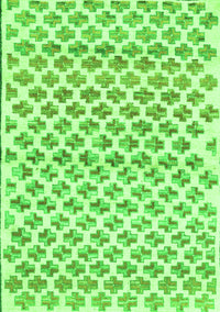 Abstract Green Contemporary Rug, con701grn