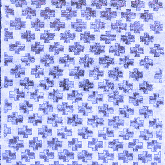 Machine Washable Abstract Blue Contemporary Rug, wshcon701blu