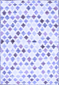 Southwestern Blue Country Rug, con702blu