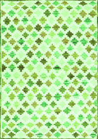 Southwestern Green Country Rug, con702grn