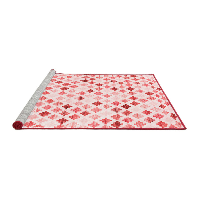Country Red Washable Rugs