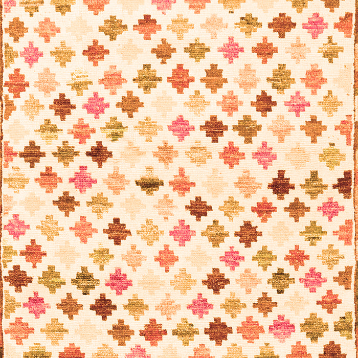 Serging Thickness of Machine Washable Southwestern Orange Country Area Rugs, wshcon702org