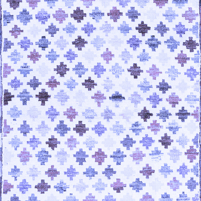 Southwestern Blue Country Rug, con702blu