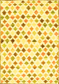 Southwestern Yellow Country Rug, con702yw