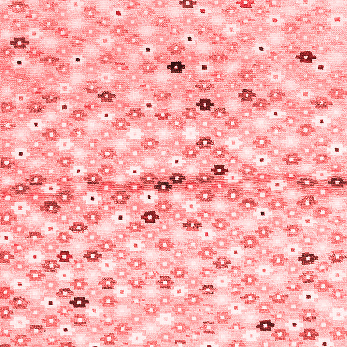 Machine Washable Southwestern Red Country Rug, wshcon703red