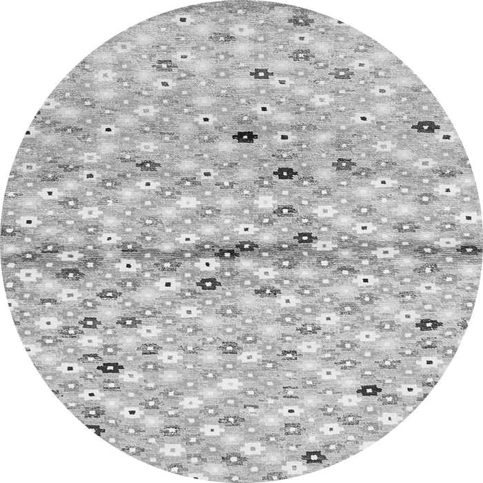 Machine Washable Southwestern Gray Country Rug, wshcon703gry