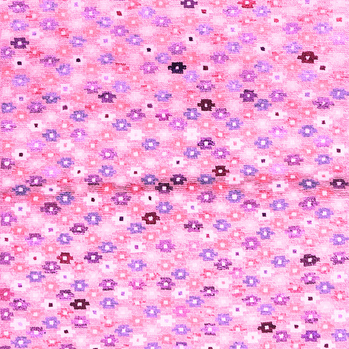 Machine Washable Southwestern Pink Country Rug, wshcon703pnk