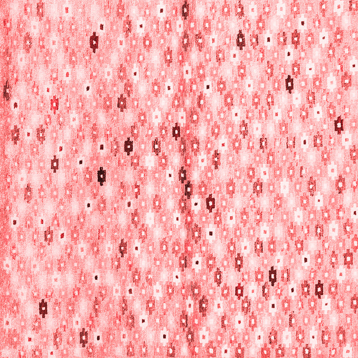 Machine Washable Southwestern Red Country Rug, wshcon703red