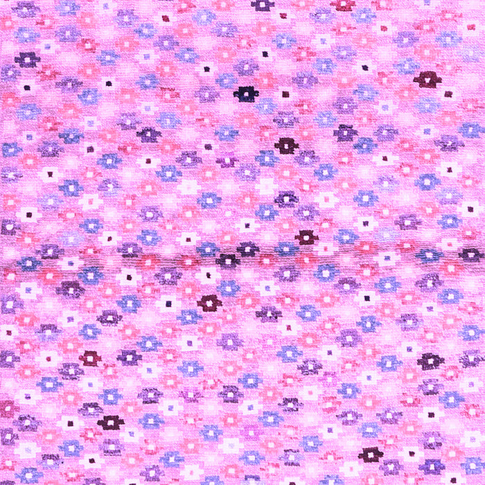 Machine Washable Southwestern Purple Country Area Rugs, wshcon703pur