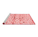 Country Red Washable Rugs