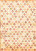 Serging Thickness of Machine Washable Southwestern Orange Country Area Rugs, wshcon704org