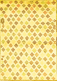 Southwestern Yellow Country Rug, con704yw