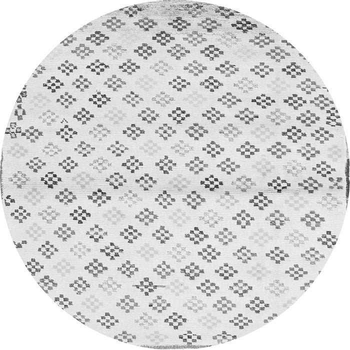 Machine Washable Southwestern Gray Country Rug, wshcon704gry