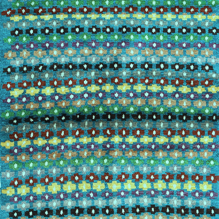 Machine Washable Abstract Light Blue Contemporary Rug, wshcon705lblu