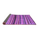 Sideview of Abstract Purple Contemporary Rug, con705pur