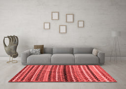 Contemporary Red Washable Rugs