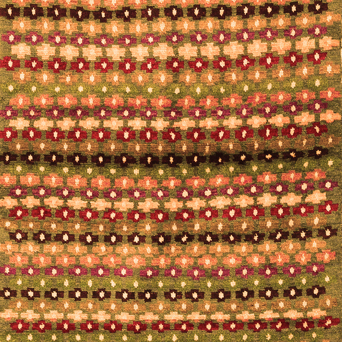 Serging Thickness of Machine Washable Abstract Orange Contemporary Area Rugs, wshcon705org