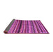 Sideview of Abstract Pink Contemporary Rug, con705pnk