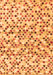 Serging Thickness of Machine Washable Abstract Orange Contemporary Area Rugs, wshcon706org