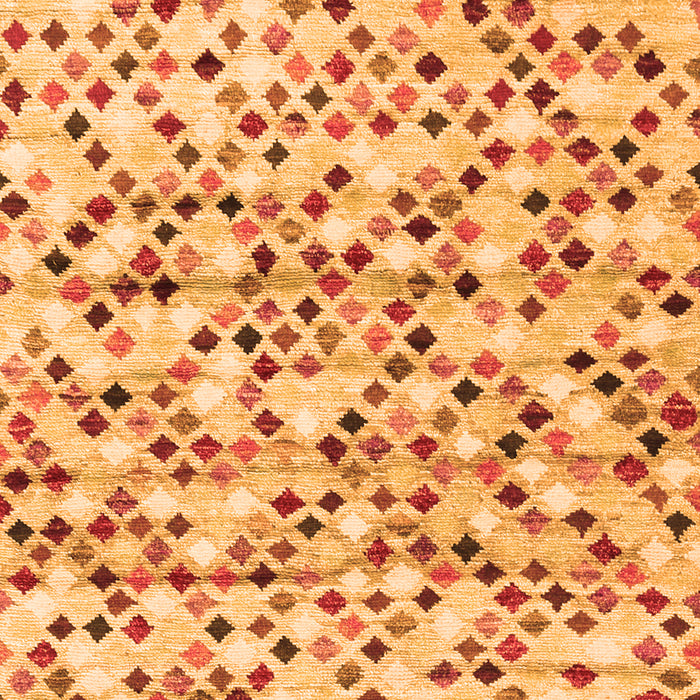 Serging Thickness of Machine Washable Abstract Orange Contemporary Area Rugs, wshcon706org