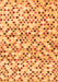 Abstract Orange Contemporary Rug, con706org