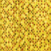 Square Machine Washable Abstract Yellow Contemporary Rug, wshcon706yw