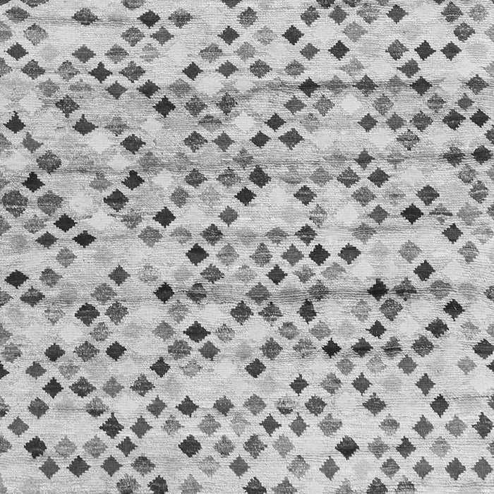 Abstract Gray Contemporary Rug, con706gry