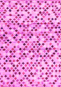 Abstract Pink Contemporary Rug, con706pnk