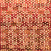 Serging Thickness of Abstract Orange Contemporary Rug, con707org