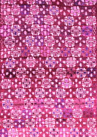 Abstract Pink Contemporary Rug, con707pnk