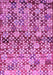 Machine Washable Abstract Purple Contemporary Area Rugs, wshcon707pur