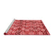 Contemporary Red Washable Rugs