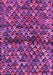 Machine Washable Abstract Purple Contemporary Area Rugs, wshcon708pur